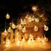 Crystal Bubble Ball String Light 20 LED, 15ft  Bubble Ball Fairy Mini Globe Light for Decoration