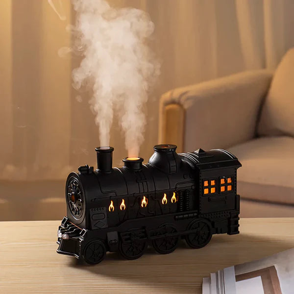 Train Ultrasonic Air Humidifier & Aroma Diffuser with Pack of 6 Aroma Oil